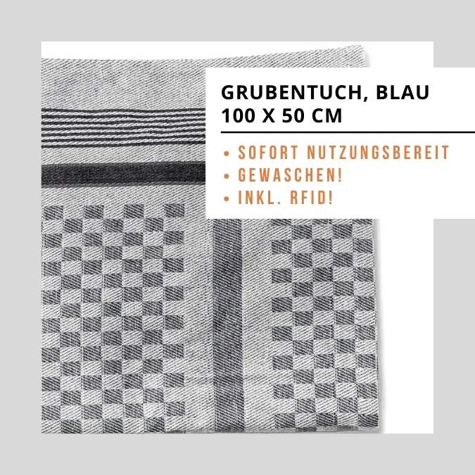 Grubentuch Baumwolle 50x100cm (inkl. RFID)