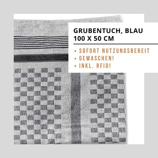 [KWGRT50] Grubentuch Baumwolle 50x100cm (inkl. RFID)